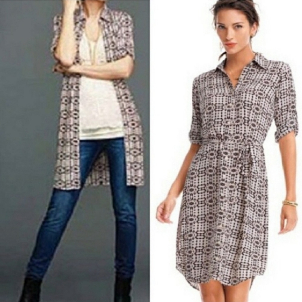 CABI colony club style #784 Women's size Medium button front Midi Dress